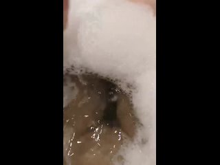 masha teases her vagina in the bathroom